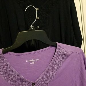 Set of two croft and barrow shirts